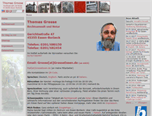 Tablet Screenshot of grosseessen.de